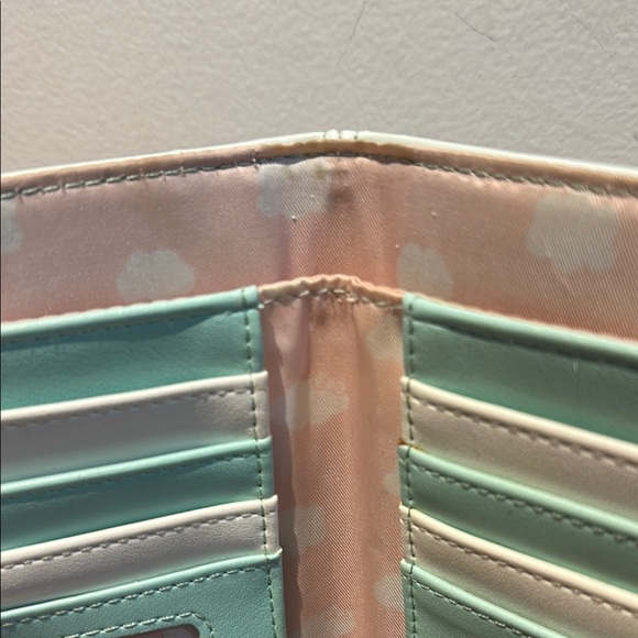 Hello Kitty ♥️ Pusheen loungefly Wallet Kawaii Sanrio zipper cards pocket - Picture 6 of 8